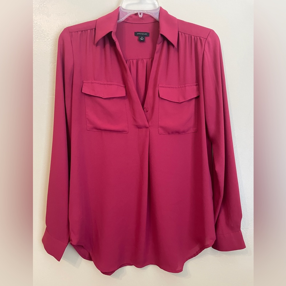 Ann Taylor Pink Blouse